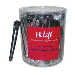 Nylon Aluminuim Sectioning Clips - Black 36pcs